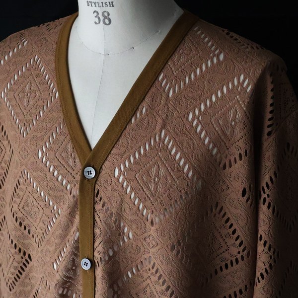 画像16: MILPA® （ミルパ）テック スカラレース Vネック カーディガン【MADE IN JAPAN】『日本製』/ Upscape Audience