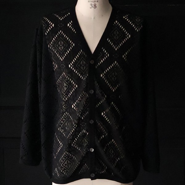 画像7: MILPA® （ミルパ）テック スカラレース Vネック カーディガン【MADE IN JAPAN】『日本製』/ Upscape Audience