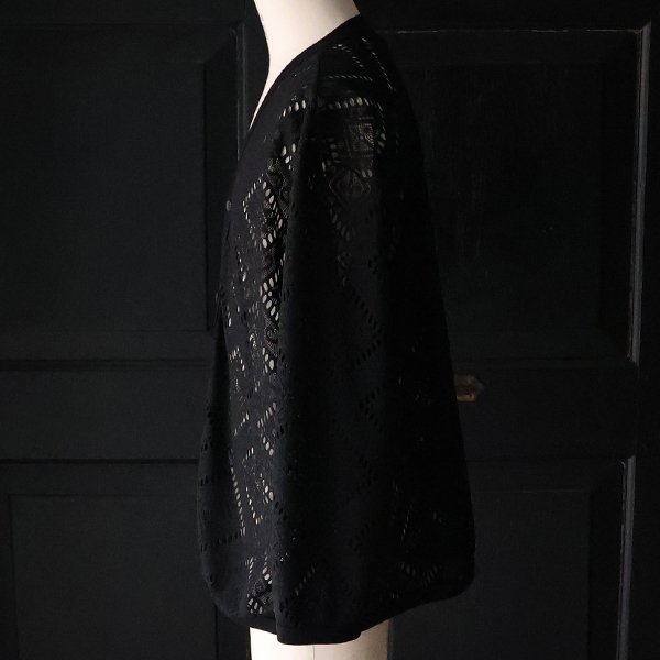 画像8: MILPA® （ミルパ）テック スカラレース Vネック カーディガン【MADE IN JAPAN】『日本製』/ Upscape Audience