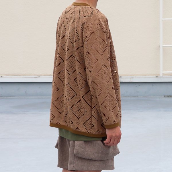 画像5: MILPA® （ミルパ）テック スカラレース Vネック カーディガン【MADE IN JAPAN】『日本製』/ Upscape Audience