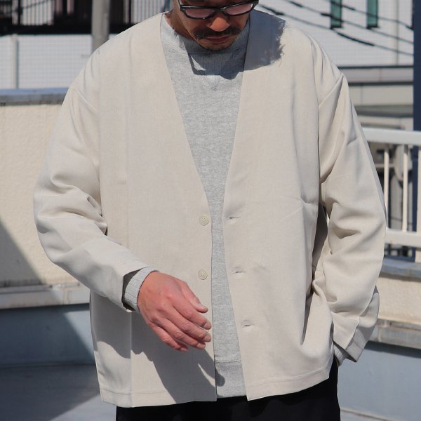 画像9: Naturemier™(ナチュレミア) TECH リネンライクトロピカル ノーカラージャケット【MADE IN JAPAN】『日本製』/ Upscape Audience