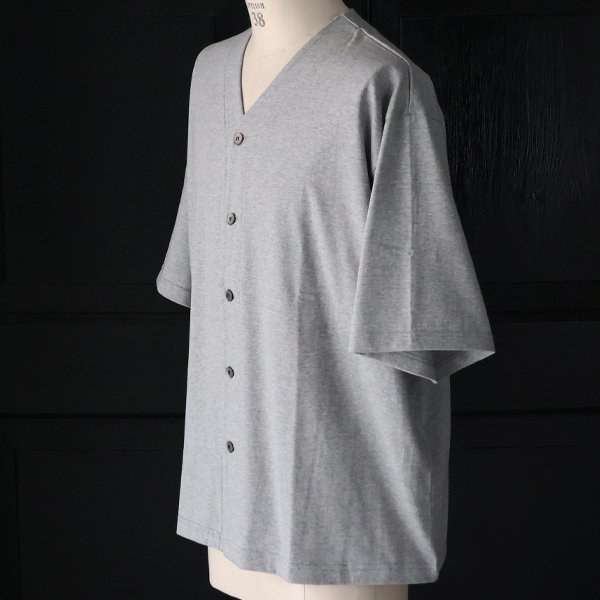 画像15: 「丹後」度詰天竺（6オンス）ハーフスリーブ ベースボール カーディガン【MADE IN JAPAN】『日本製』/ Upscape Audience