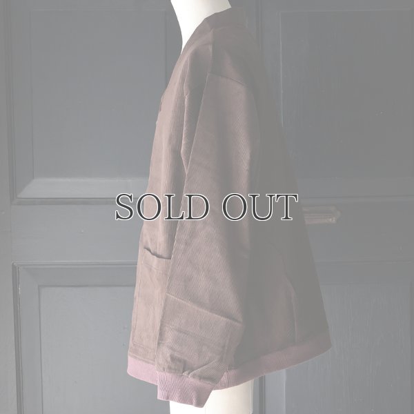 画像10: 14W（ウェール） コットンコーディロイ ノーカラージャケット【MADE IN JAPAN】『日本製』/ Upscape Audience