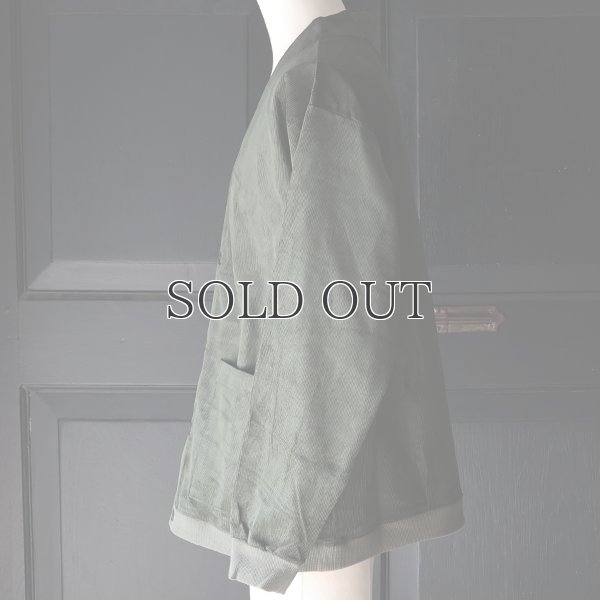 画像4: 14W（ウェール） コットンコーディロイ ノーカラージャケット【MADE IN JAPAN】『日本製』/ Upscape Audience