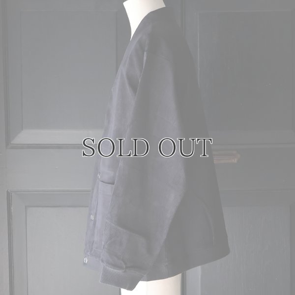 画像7: 14W（ウェール） コットンコーディロイ ノーカラージャケット【MADE IN JAPAN】『日本製』/ Upscape Audience