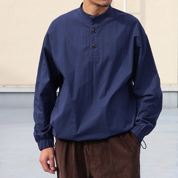 画像3: 「徳島」グリストーンW 綿ナイロン高密度ギャバ スタンド プルオーバーブルゾン『MADE IN JAPAN』『日本製』【送料無料】Upscape Audience