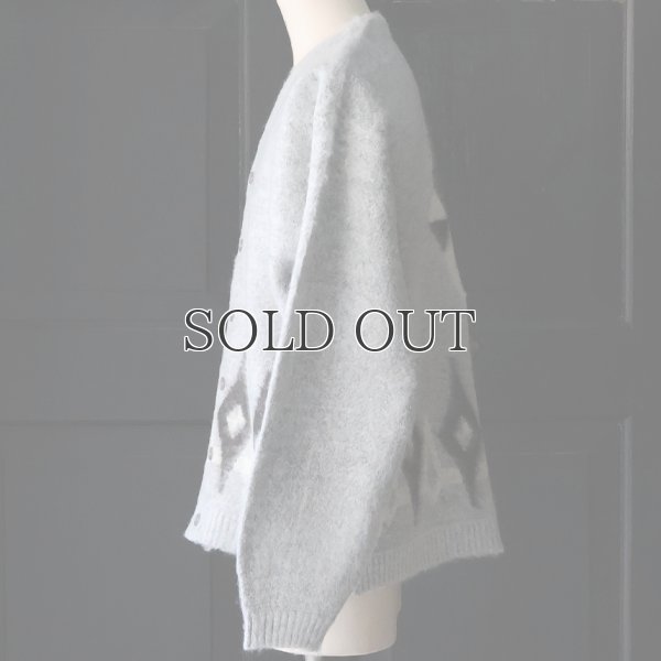 画像8: TOWNCRAFT タウンクラフト(tc24f011) / シャギー ヴィンテージパターン カーディガン