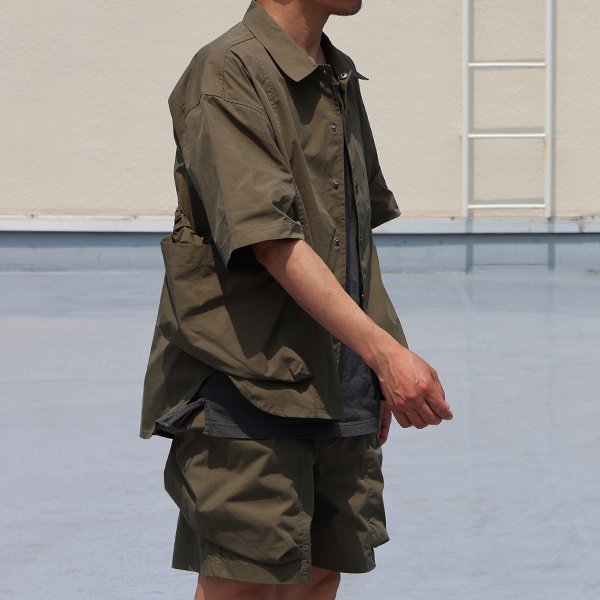 画像6: 綿ナイロンキャンバス サイドドローコード ビックポケット ハーフスリーブ ジャケット / Audience
