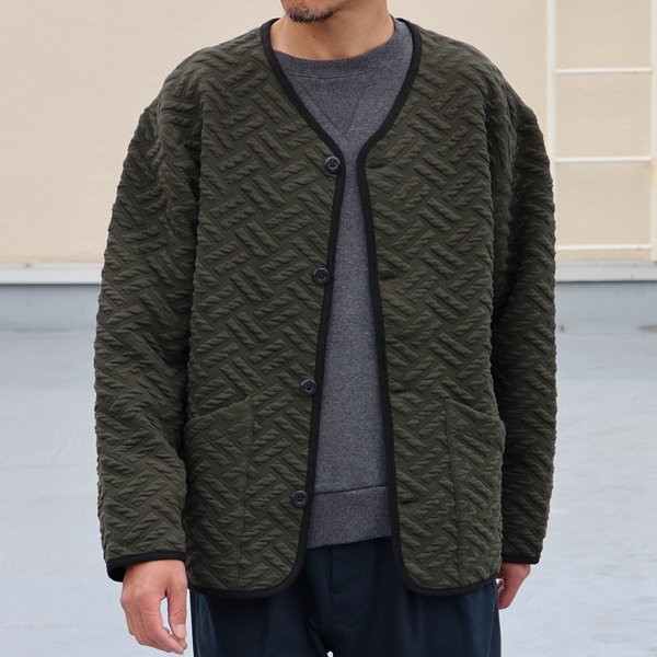 画像2: 「尾州」コットンキルト  ARMY ジャケット【MADE IN JAPAN】『日本製』 / Upscape Audience