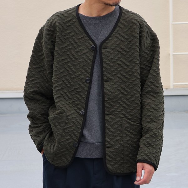 画像3: 「尾州」コットンキルト  ARMY ジャケット【MADE IN JAPAN】『日本製』 / Upscape Audience