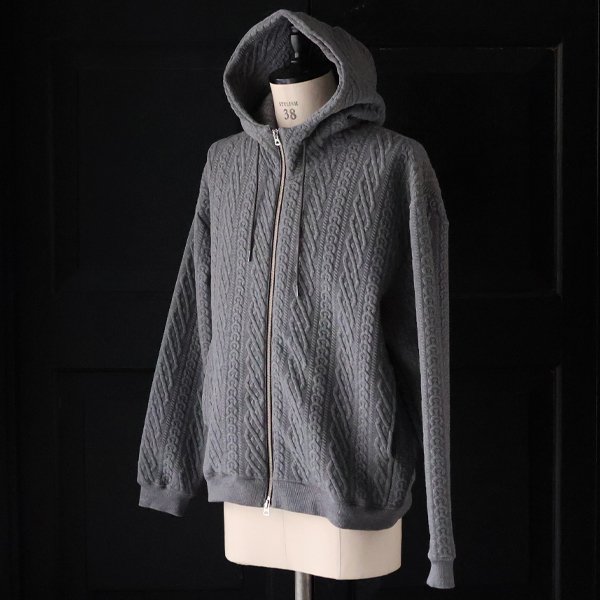 画像17: 「尾州」コットンキルト スタンドフード ZIPパーカー【MADE IN JAPAN】『日本製』【送料無料】 / Upscape Audience