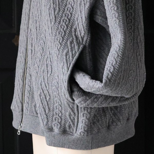 画像22: 「尾州」コットンキルト スタンドフード ZIPパーカー【MADE IN JAPAN】『日本製』【送料無料】 / Upscape Audience