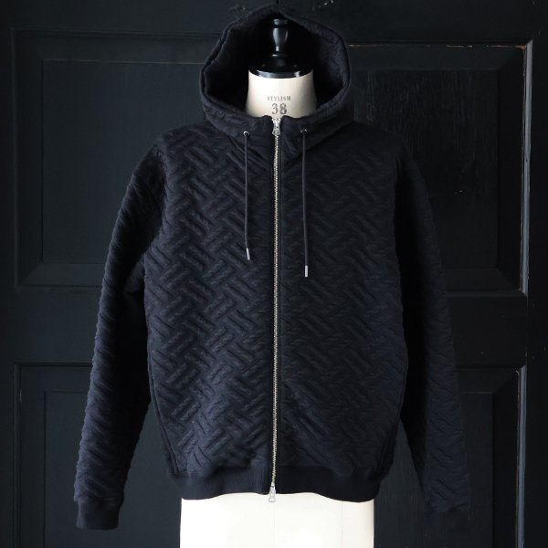 画像4: 「尾州」コットンキルト スタンドフード ZIPパーカー【MADE IN JAPAN】『日本製』【送料無料】 / Upscape Audience