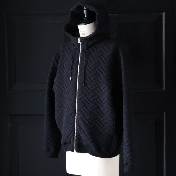 画像5: 「尾州」コットンキルト スタンドフード ZIPパーカー【MADE IN JAPAN】『日本製』【送料無料】 / Upscape Audience