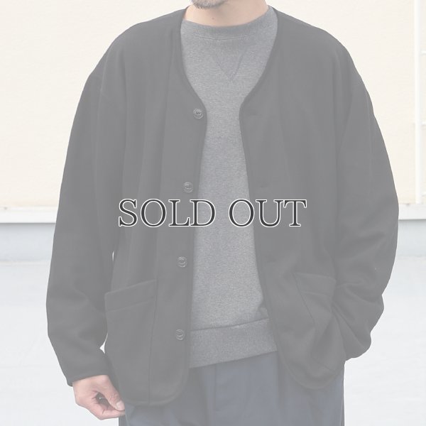 画像3: ボンバーヒート ハニカムサーマル ノーカラー ARMY ジャケット【MADE IN JAPAN】『日本製』 / Upscape Audience