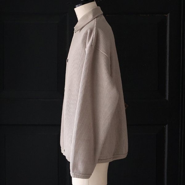 画像7: ウールビッグワッフル ニットソー ポロカーディガン【MADE IN JAPAN】『日本製』 / Upscape Audience