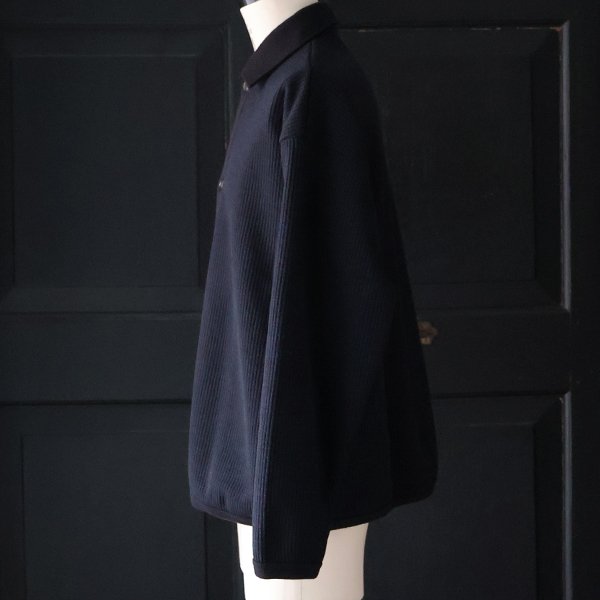 画像4: ウールビッグワッフル ニットソー ポロカーディガン【MADE IN JAPAN】『日本製』 / Upscape Audience