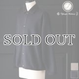 ウールビッグワッフル ニットソー ポロカーディガン【MADE IN JAPAN】『日本製』 / Upscape Audience