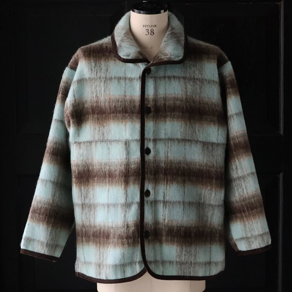 画像8: ECOLANA(エコラーナ) シャギーチェック スタンドオーバー ジャケット【MADE IN JAPAN】『日本製』【送料無料】 / Upscape Audience