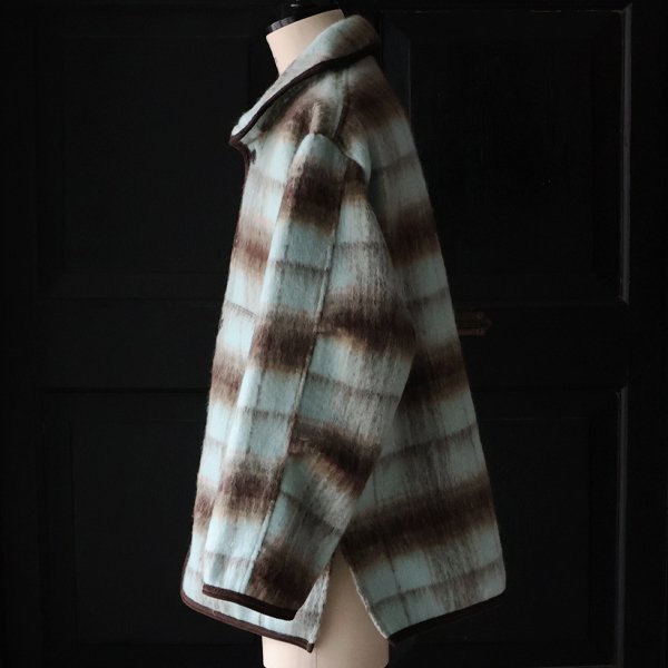 画像10: ECOLANA(エコラーナ) シャギーチェック スタンドオーバー ジャケット【MADE IN JAPAN】『日本製』【送料無料】 / Upscape Audience