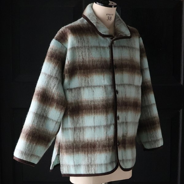 画像12: ECOLANA(エコラーナ) シャギーチェック スタンドオーバー ジャケット【MADE IN JAPAN】『日本製』【送料無料】 / Upscape Audience