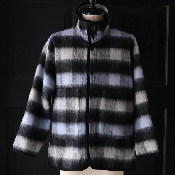 画像3: ECOLANA(エコラーナ) シャギーチェック スタンドオーバー ジャケット【MADE IN JAPAN】『日本製』【送料無料】 / Upscape Audience