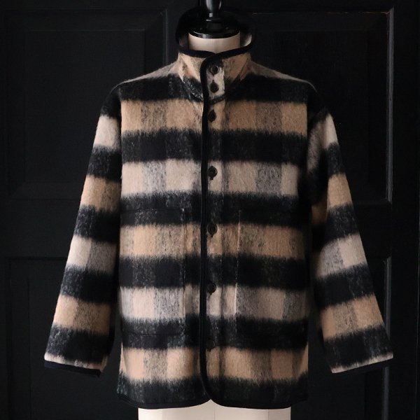 画像5: ECOLANA(エコラーナ) シャギーチェック スタンドオーバー ジャケット【MADE IN JAPAN】『日本製』【送料無料】 / Upscape Audience