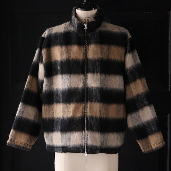 画像6: ECOLANA(エコラーナ) シャギーチェック スタンド ZIP ジャケット【MADE IN JAPAN】『日本製』【送料無料】 / Upscape Audience