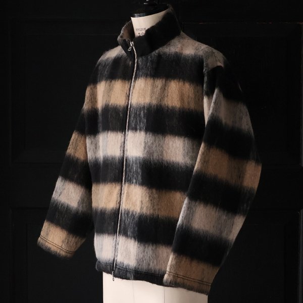 画像7: ECOLANA(エコラーナ) シャギーチェック スタンド ZIP ジャケット【MADE IN JAPAN】『日本製』【送料無料】 / Upscape Audience