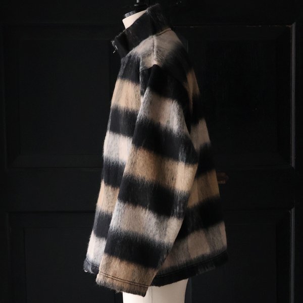 画像8: ECOLANA(エコラーナ) シャギーチェック スタンド ZIP ジャケット【MADE IN JAPAN】『日本製』【送料無料】 / Upscape Audience