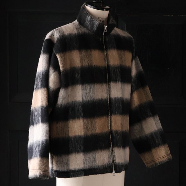 画像10: ECOLANA(エコラーナ) シャギーチェック スタンド ZIP ジャケット【MADE IN JAPAN】『日本製』【送料無料】 / Upscape Audience