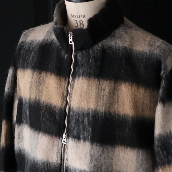 画像11: ECOLANA(エコラーナ) シャギーチェック スタンド ZIP ジャケット【MADE IN JAPAN】『日本製』【送料無料】 / Upscape Audience
