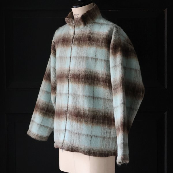 画像5: ECOLANA(エコラーナ) シャギーチェック スタンド ZIP ジャケット【MADE IN JAPAN】『日本製』【送料無料】 / Upscape Audience