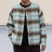 画像3: ECOLANA(エコラーナ) シャギーチェック ノーカラー スナップ ジャケット【MADE IN JAPAN】『日本製』【送料無料】 / Upscape Audience (3)