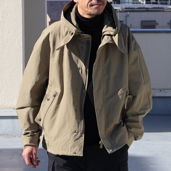 画像3: 綿ナイロン 高密度ポプリン 脱着フード付き M-65 ショート モッズコート【送料無料】 / Audience