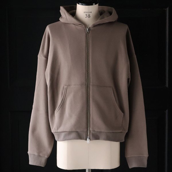 画像4: 「和歌山」 度詰裏毛 (11オンス) ボクシー クロップド フードZIPパーカー【MADE IN JAPAN】【送料無料】『日本製』 / Upscape Audience