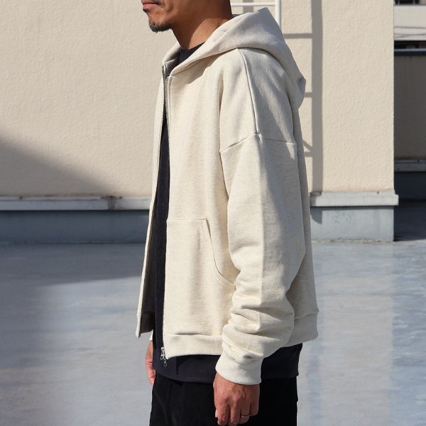 画像4: 「和歌山」 度詰裏毛 (11オンス) ボクシー クロップド フードZIPパーカー【MADE IN JAPAN】【送料無料】『日本製』 / Upscape Audience