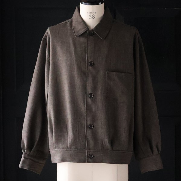 画像6: LANATEC® (ラナテック) TECH シャンブレーシャークスキン トラッカー ジャケット【MADE IN JAPAN】『日本製』【送料無料】/ Upscape Audience