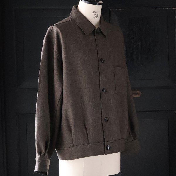 画像10: LANATEC® (ラナテック) TECH シャンブレーシャークスキン トラッカー ジャケット【MADE IN JAPAN】『日本製』【送料無料】/ Upscape Audience