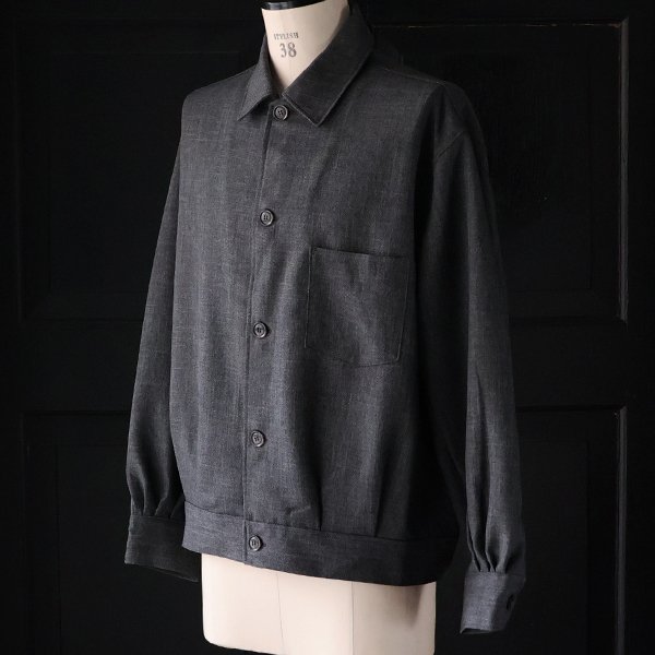 画像3: LANATEC® (ラナテック) TECH シャンブレーシャークスキン トラッカー ジャケット【MADE IN JAPAN】『日本製』【送料無料】/ Upscape Audience