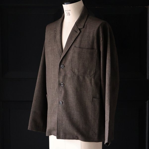 画像9: LANATEC® (ラナテック) TECH シャンブレーシャークスキン 3B カバーオール ジャケット【MADE IN JAPAN】『日本製』【送料無料】/ Upscape Audience