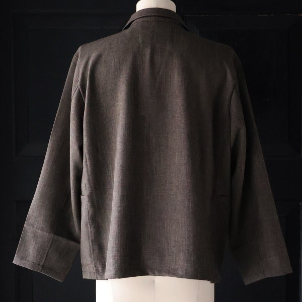 画像11: LANATEC® (ラナテック) TECH シャンブレーシャークスキン 3B カバーオール ジャケット【MADE IN JAPAN】『日本製』【送料無料】/ Upscape Audience