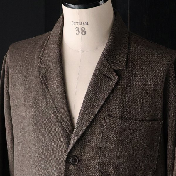 画像13: LANATEC® (ラナテック) TECH シャンブレーシャークスキン 3B カバーオール ジャケット【MADE IN JAPAN】『日本製』【送料無料】/ Upscape Audience