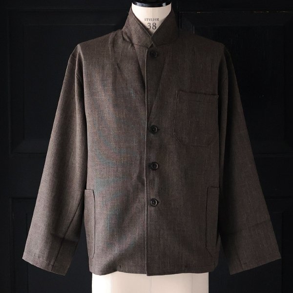 画像15: LANATEC® (ラナテック) TECH シャンブレーシャークスキン 3B カバーオール ジャケット【MADE IN JAPAN】『日本製』【送料無料】/ Upscape Audience