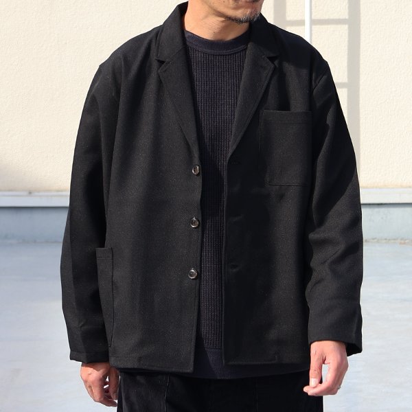 画像2: LANATEC® (ラナテック) TECH シャンブレーシャークスキン 3B カバーオール ジャケット【MADE IN JAPAN】『日本製』【送料無料】/ Upscape Audience