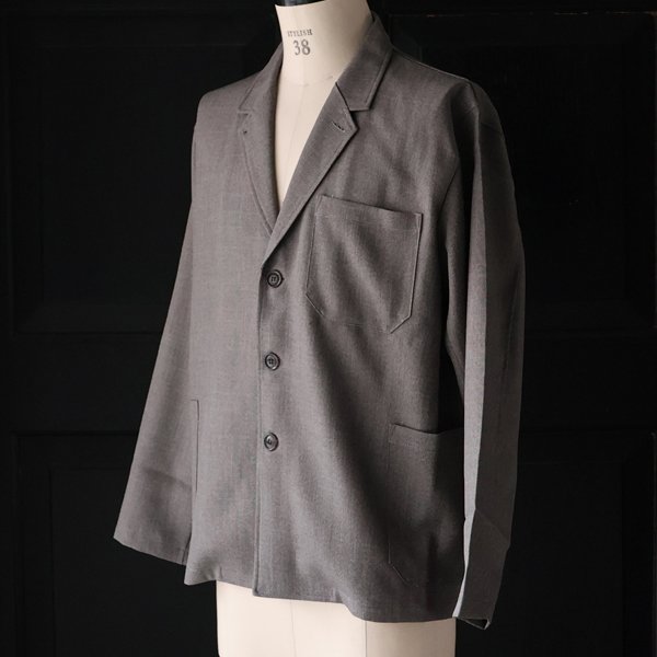 画像3: LANATEC® (ラナテック) TECH シャンブレーシャークスキン 3B カバーオール ジャケット【MADE IN JAPAN】『日本製』【送料無料】/ Upscape Audience