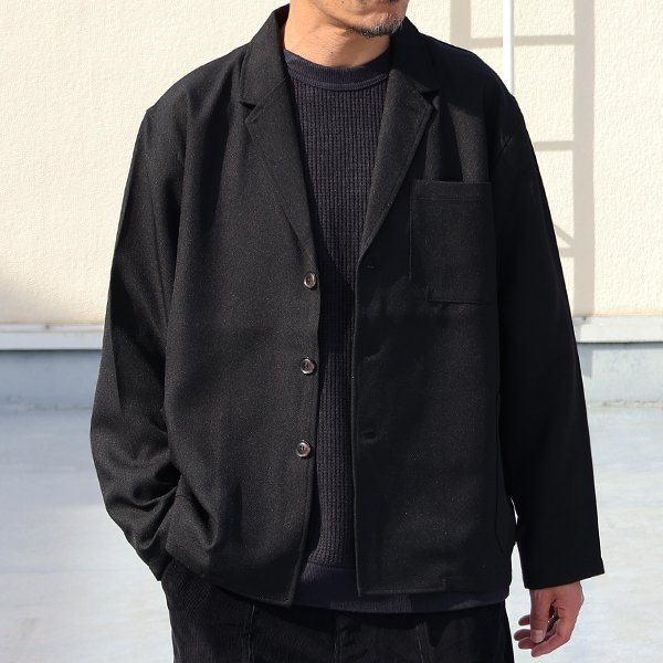 画像3: LANATEC® (ラナテック) TECH シャンブレーシャークスキン 3B カバーオール ジャケット【MADE IN JAPAN】『日本製』【送料無料】/ Upscape Audience