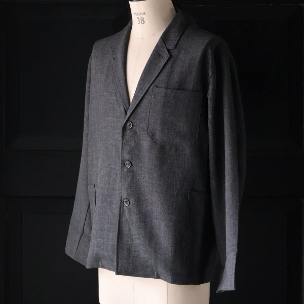 画像5: LANATEC® (ラナテック) TECH シャンブレーシャークスキン 3B カバーオール ジャケット【MADE IN JAPAN】『日本製』【送料無料】/ Upscape Audience