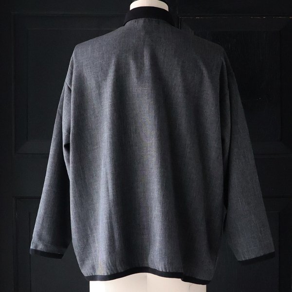 画像11: LANATEC® (ラナテック) TECH シャンブレーシャークスキン ポロカーディガン【MADE IN JAPAN】『日本製』【送料無料】/ Upscape Audience