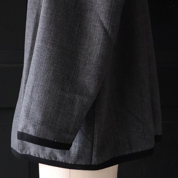 画像14: LANATEC® (ラナテック) TECH シャンブレーシャークスキン ポロカーディガン【MADE IN JAPAN】『日本製』【送料無料】/ Upscape Audience